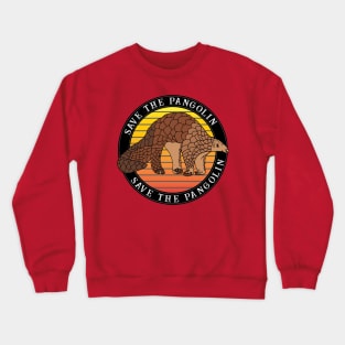 Save the Pangolin Crewneck Sweatshirt